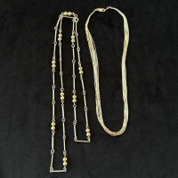 TWO VINTAGE NECKLACES