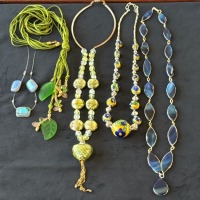 FIVE NECKLACES