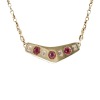 BESPOKE FINE RUBY AND DIAMOND NECKLET