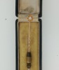 ANTIQUE DIAMOND GOLD STICK PIN - 3