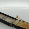 ANTIQUE DIAMOND GOLD STICK PIN - 5