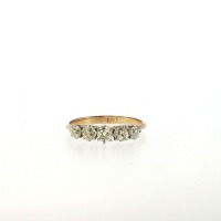 ANTIQUE DIAMOND RING AND WEDDER