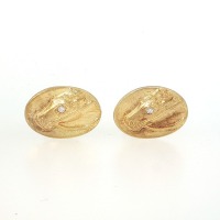 PAIR OF DIAMOND SET CUFFLINKS