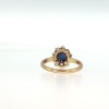 ANTIQUE SAPPHIRE AND DIAMOND RING - 4