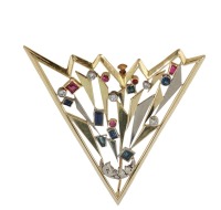 STYLISED BROOCH