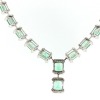 COLOMBIAN EMERALD AND DIAMOND NECKLACE - 4