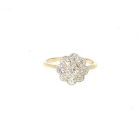 ANTIQUE AUSTRALIAN DIAMOND CLUSTER RING BY FAIRFAX AND ROBERTS