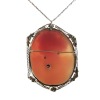 ANTIQUE CAMEO GOLD PENDANT/BROOCH - 3