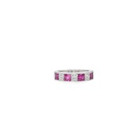 PINK SAPPHIRE AND DIAMOND RING