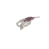 BURMESE RUBY AND DIAMOND BROOCH - 3
