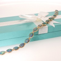 AUSTRALIAN OPAL DOUBLET BRACELET
