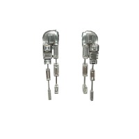PAIR OF CANTURI CUBISM DIAMOND DROP EARRINGS