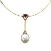 PASPALEY PEARL AND SPINEL NECKLACE - 2