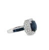 CEYLON SAPPHIRE AND DIAMOND RING - 4