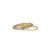 SOLITAIRE DIAMOND RING AND WEDDER - 3