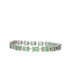 COLOMBIAN EMERALD AND DIAMOND BRACELET - 4