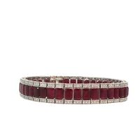 RUBY AND DIAMOND BRACELET