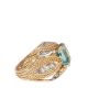 AQUAMARINE COCKTAIL RING - 4