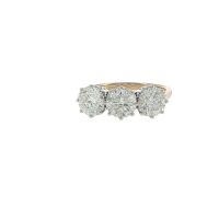 THREE STONE DIAMOND RING