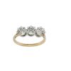 THREE STONE DIAMOND RING - 3