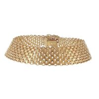 VINTAGE BREV GOLD BRACELET