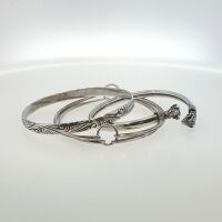 THREE VINTAGE BANGLES