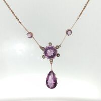 ANTIQUE AMETHYST NECKLACE