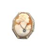 ANTIQUE CAMEO GOLD PENDANT/BROOCH - 5